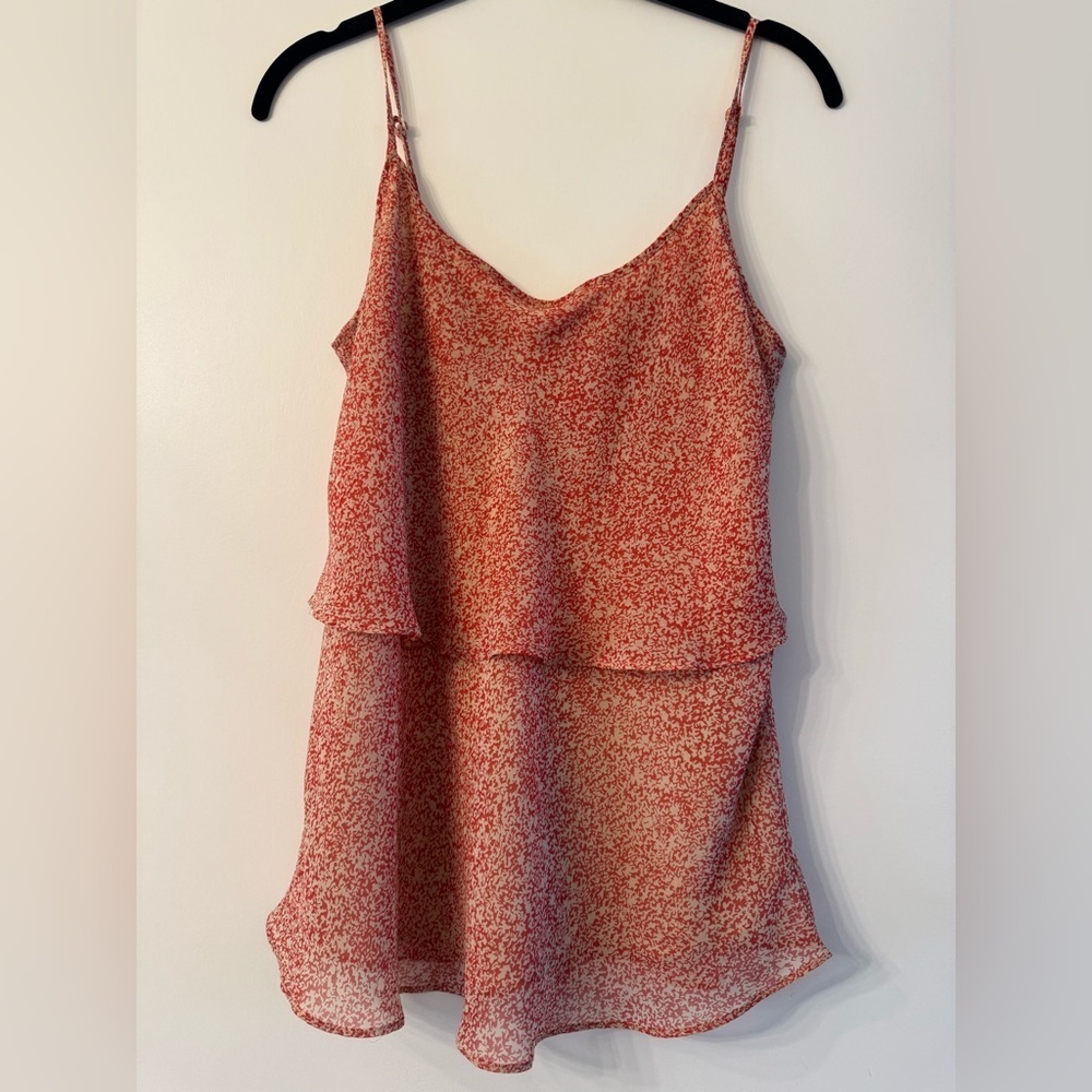 CABI Paprika Ruffle Tiered Cami - Sz S